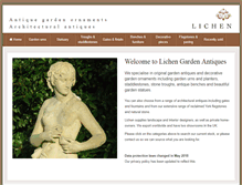 Tablet Screenshot of lichengardenantiques.com